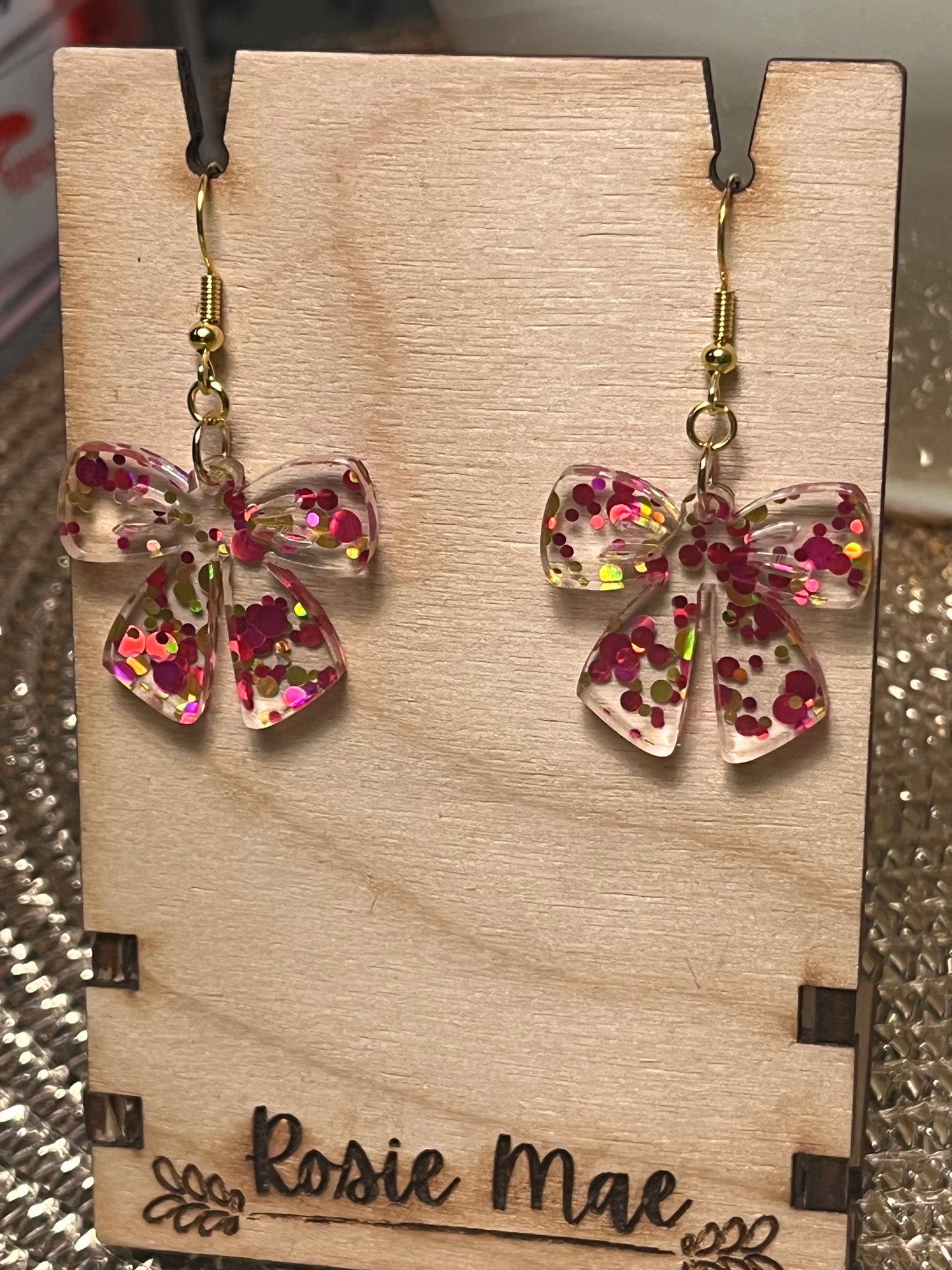 Confetti Bow Earrings