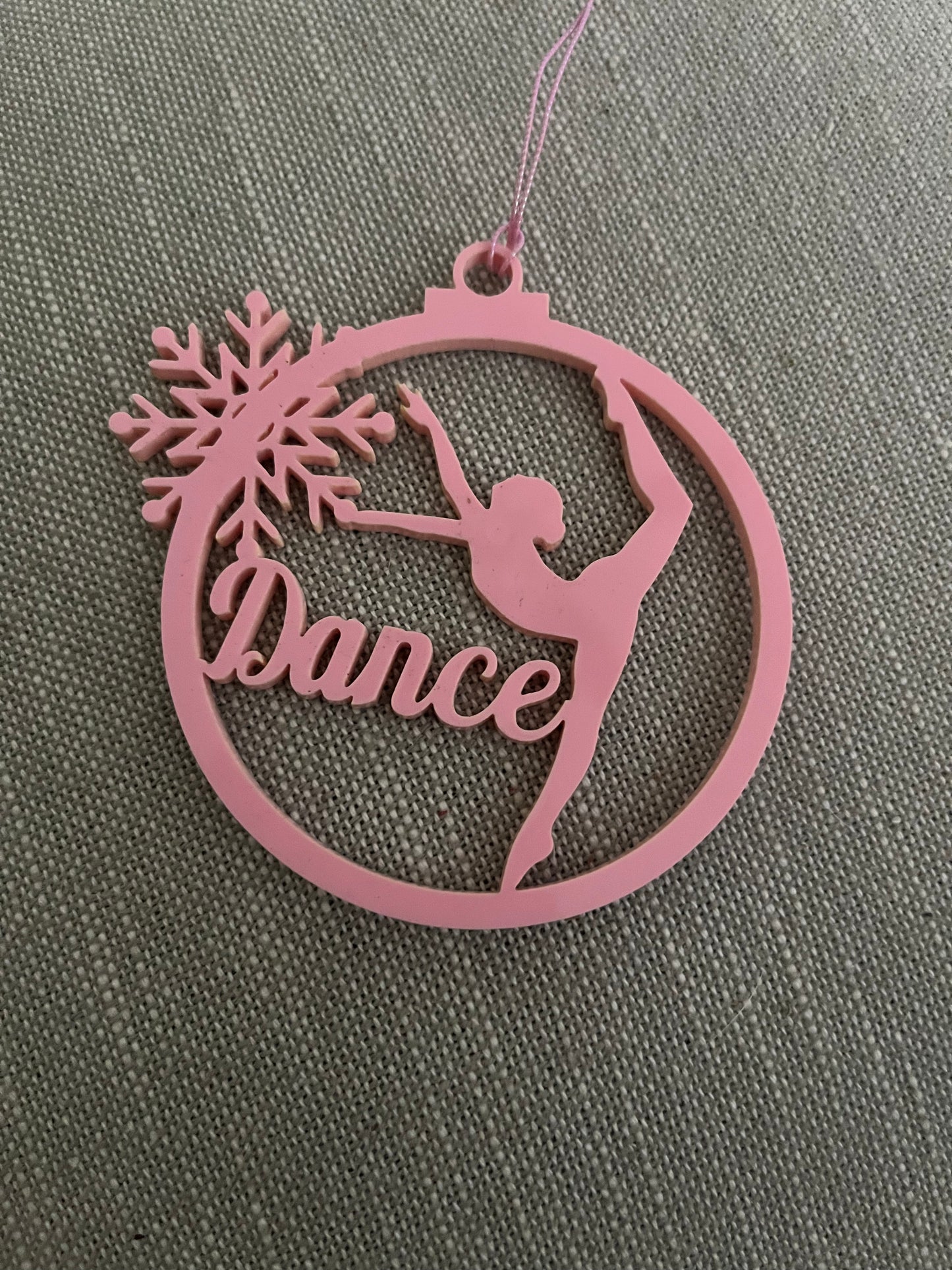 Dancer Snowflake Ornament