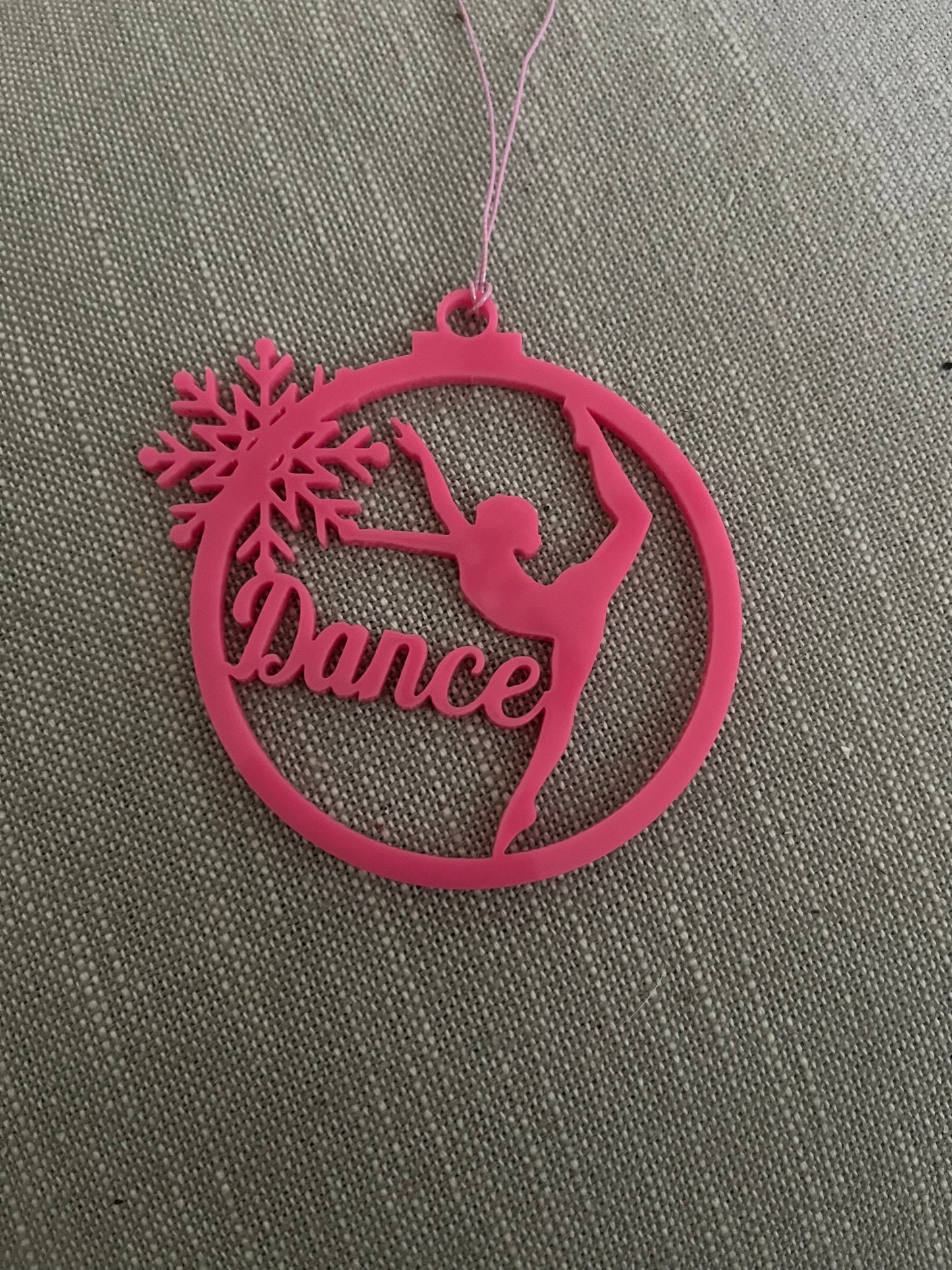 Dancer Snowflake Ornament