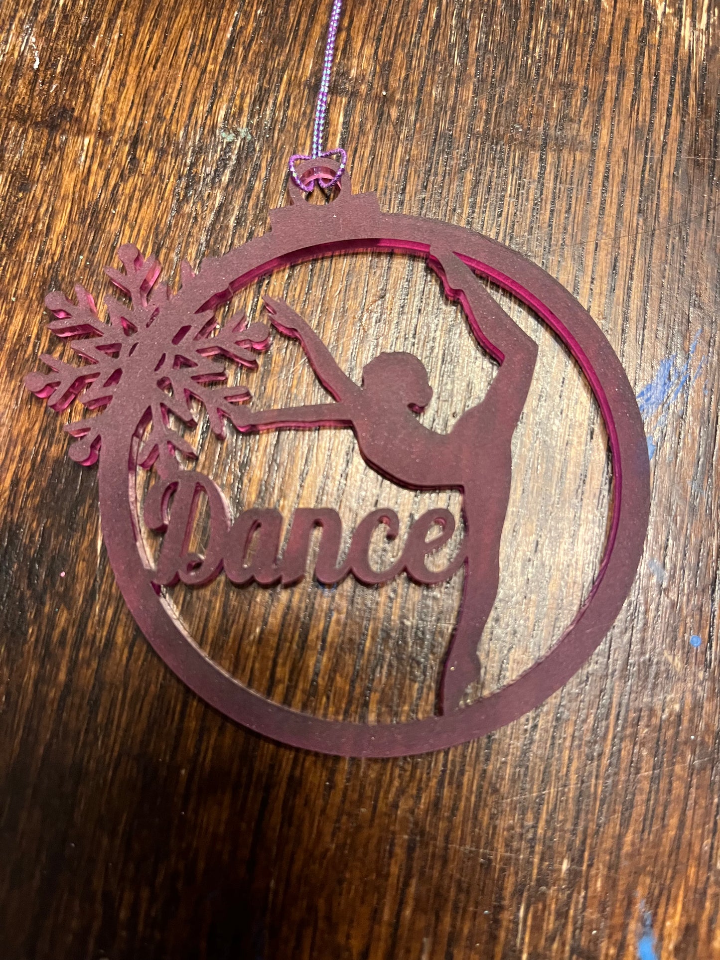 Dancer Snowflake Ornament